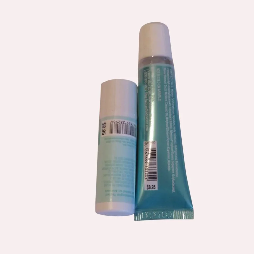 Bath & Body Works Set of 2: SWEET MINT - Lip Gloss & Lip Balm, NWT